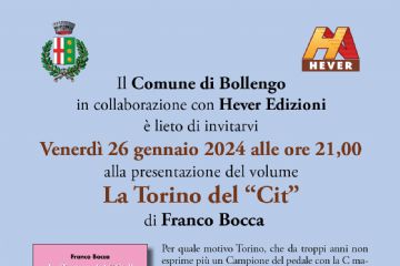 Presentazione del volume La Torino del &quot;Cit&quot; di Franco Bocca